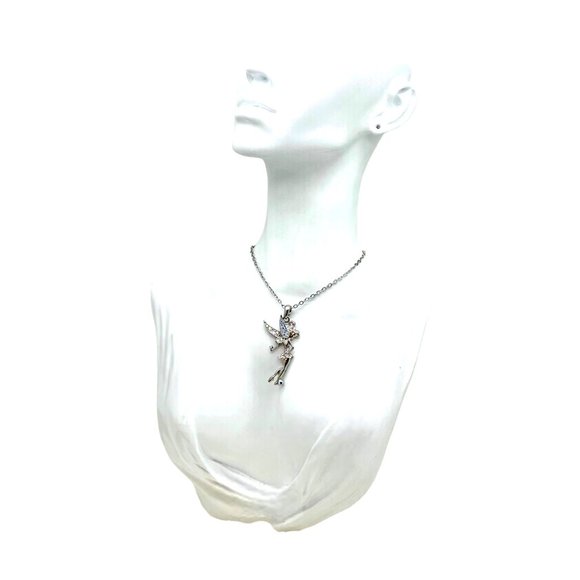 Tinkerbell Fairy Pendant Necklace - Picture 4 of 14